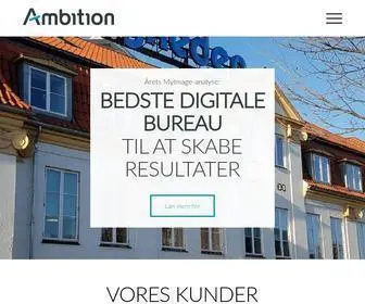 Ambition.dk(Vi omsætter data til resultater) Screenshot