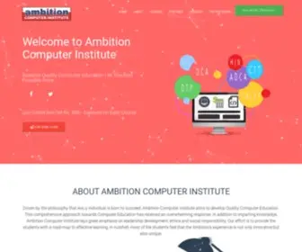 Ambitioninstitute.co.in(Ambition Computer Institute Greater Noida) Screenshot