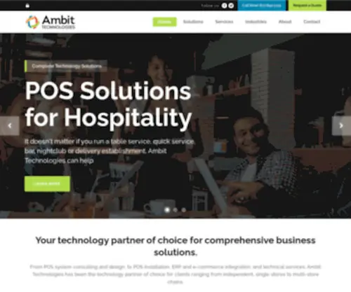 Ambitpos.com(Atlanta POS and Technology Solutions) Screenshot