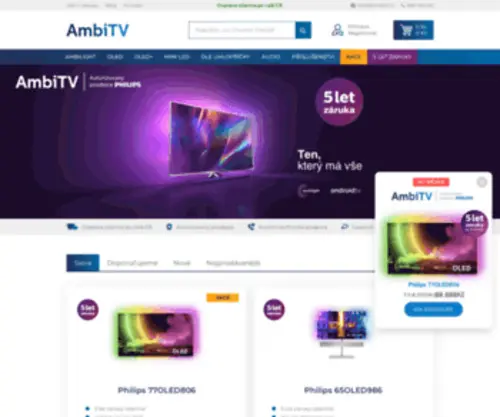 Ambitv.cz(AmbiTV České Budějovice) Screenshot