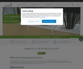 Ambius.co.uk(Office Plants Design) Screenshot