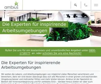 Ambius.de(Innenraumbegrünung) Screenshot