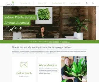 Ambiusindoorplants.com.au(Ambius Indoor Plants) Screenshot