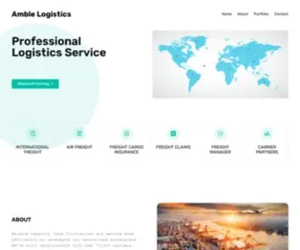 Amblelogistics.com(Amble Generation) Screenshot