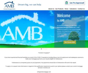 Ambmortgage.com(Associated Mortgage Bankers) Screenshot