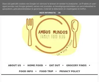 Ambosmundosfamilyfoodblog.com(Ambos Mundos Family Food Blog) Screenshot