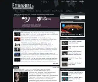 Amboss-Mag.de(Online-Magazin für Gothic & Metal Musik) Screenshot