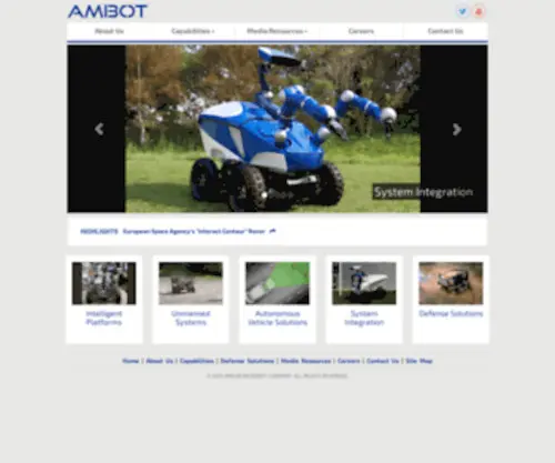 Ambot.com(American Robot Company) Screenshot