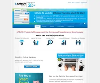 Amboybank.com(Amboy Bank) Screenshot