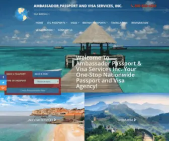 AMBPV.com(US Passport and Visa Services Los Angeles) Screenshot