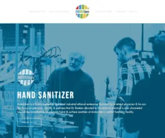 Ambrabev.com(Premium Bulk Hand Sanitizer & Dispensers) Screenshot