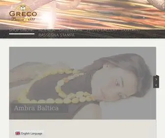 Ambragreco.com(Ambra Greco Shop Online) Screenshot