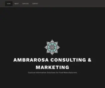 Ambrarosa.com(AmbraRosa Consulting and Marketing) Screenshot