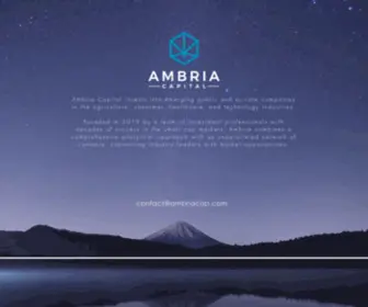 Ambriacap.com(Ambria capital) Screenshot