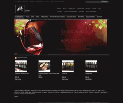 Ambrookwines.com.au(Ambrook Wines) Screenshot