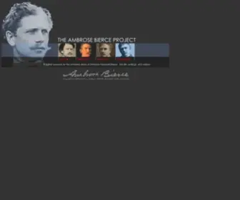 Ambrosebierce.org(The Ambrose Bierce Project) Screenshot
