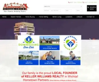 Ambroseteam.com(Ambrose Team Wichita Realtor) Screenshot