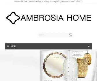 AmbrosiahomeStore.com(Ambrosia Home) Screenshot