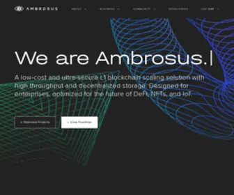 Ambrosus.io(Ambrosus) Screenshot