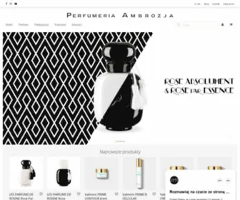 AmbrozJa.com(Perfumeria Ambrozja) Screenshot