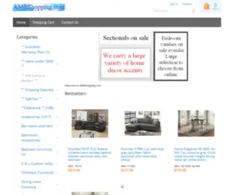 Ambshopping.com(AMB Furniture and Design) Screenshot