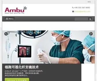 Ambuchina.com(Ambu China) Screenshot