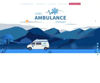 Ambulance-Idmont.re(Transport de personnes à la Réunion) Screenshot