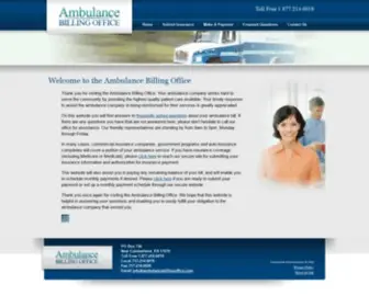 Ambulancebillingoffice.com(Cornerstone Adminisystems) Screenshot