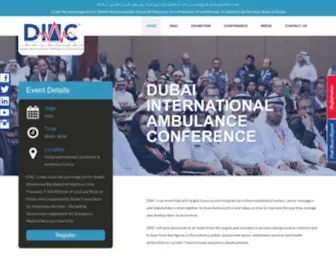 Ambulanceconference.ae(Dubai International Ambulance Conference 2018) Screenshot