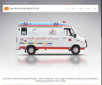 Ambulanceindia.com(Manufacturers of Ambulance) Screenshot