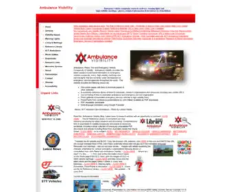 Ambulancevisibility.com(Ambulance Visibility) Screenshot