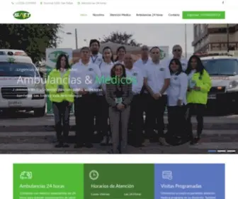 Ambulanciasensanfelipe.cl(NUMERO DE AMBULANCIA) Screenshot