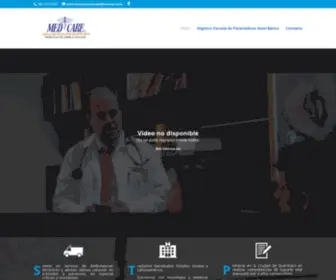 Ambulanciasmedcare.com.mx(Med Care) Screenshot