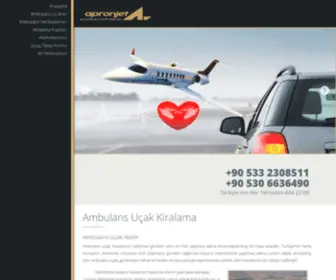 Ambulansucak.com(Ambulans uçak nedir) Screenshot