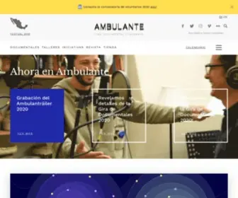 Ambulante.org(Ambulante) Screenshot