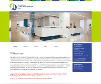 Ambulantes-Lungenzentrum-Essen.de(Ambulantes Lungenzentrum Essen) Screenshot