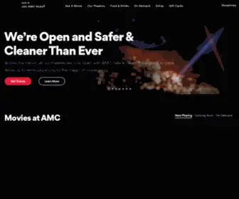 Amcathome.com(AMC Theatres) Screenshot