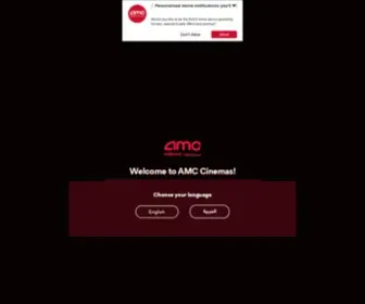 Amccinemas.com(AMC Cinemas) Screenshot