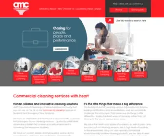 Amcclean.co.nz(Commercial Cleaning Services Auckland Office Contract Cleaning NZ) Screenshot