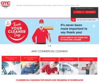 Amcclean.com.au(AMC Commercial Cleaning Services Retail Office Cleaning Medical Facility) Screenshot