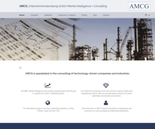 AMCG.de(AMCG Christoph Genter Market Intelligence Consulting) Screenshot