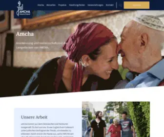 Amcha.de(Amcha Deutschland e.V) Screenshot