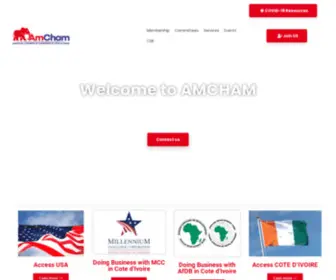 Amcham-CI.org(AMCHAM) Screenshot