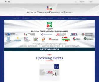 Amcham.bg(American Chamber of Commerce in Bulgaria) Screenshot