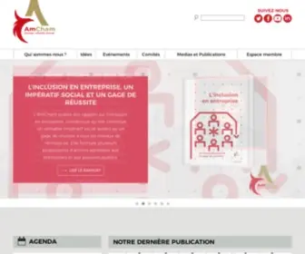 Amchamfrance.org(American Chamber of Commerce in France) Screenshot