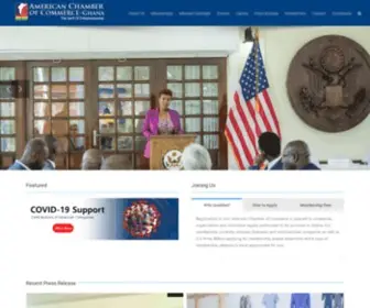 AmchamGhana.org(Ghana) Screenshot