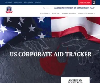 Amcham.it(La Camera di Commercio Americana in Italia) Screenshot