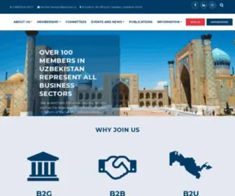 Amcham.uz(AmCham Uzbekistan) Screenshot