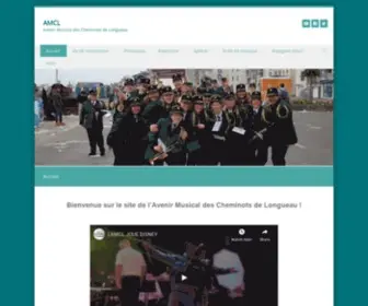 Amclongueau.fr(Avenir Musical des Cheminots de Longueau) Screenshot