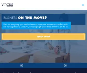 Amcom.com.au(Vocus Communications) Screenshot
